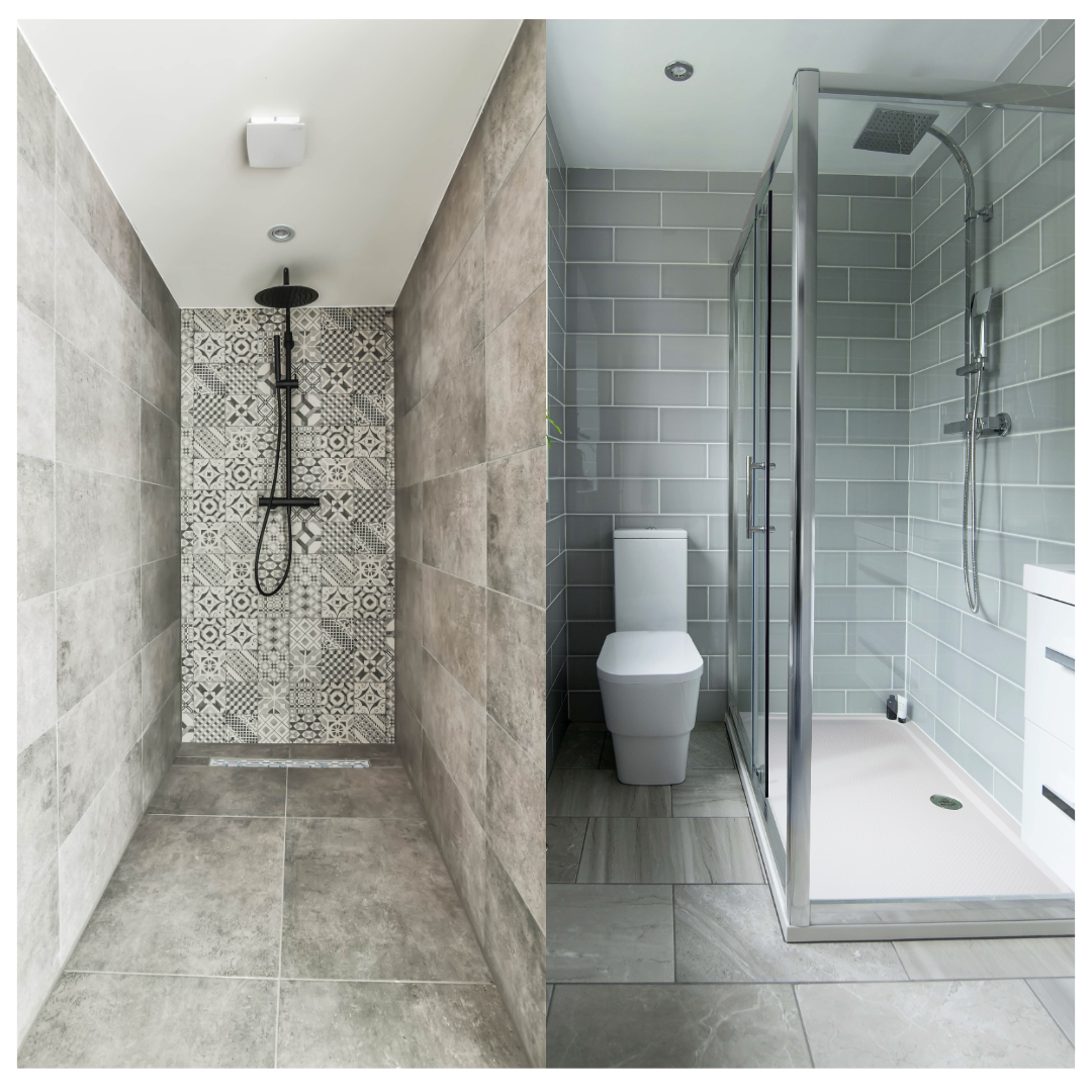 Shower Pan vs Wet Room Style Shower (Barrier-Free)